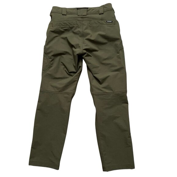 Truewerk Pants Womens 4 Short T2 WerkPant Stretch Work Cargo Utility Army Green - Picture 3 of 6